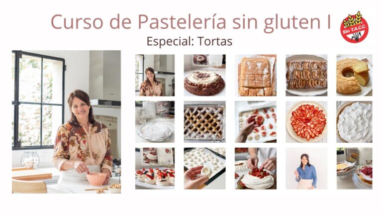 Curso online Pastelería sin gluten I